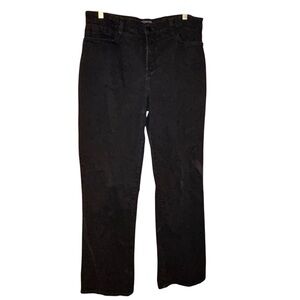 NYDJ Bootcut Jeans Womens 16 High Rise Stretch Denim USA Made Slimming Dark Navy